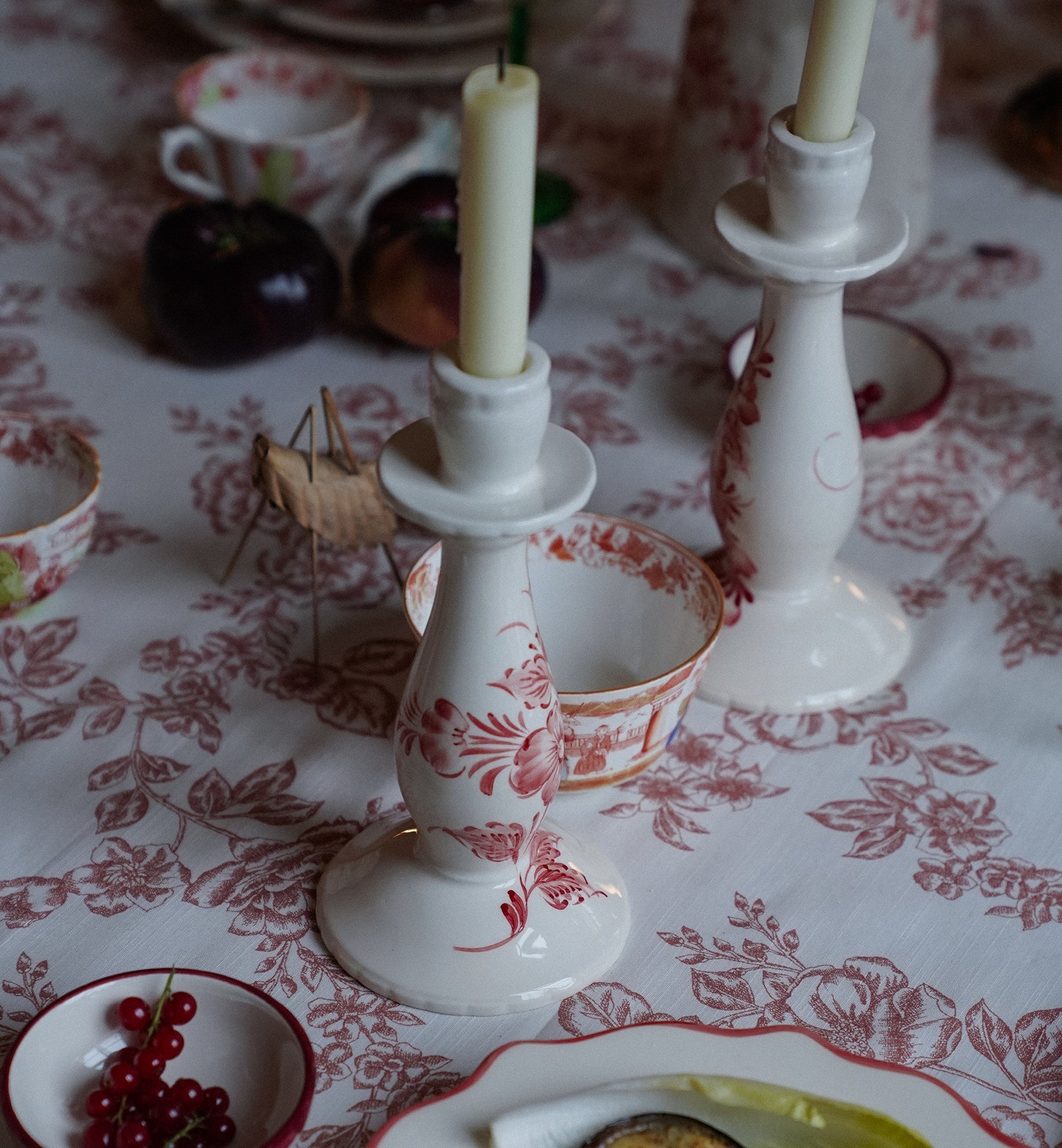 Whimsical Rose Candle Holder