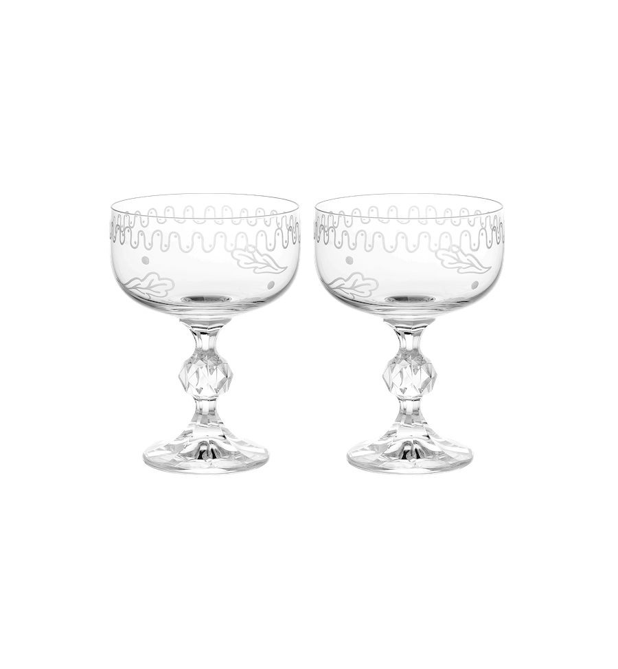 Grapevine Cocktail Glass Set of 2