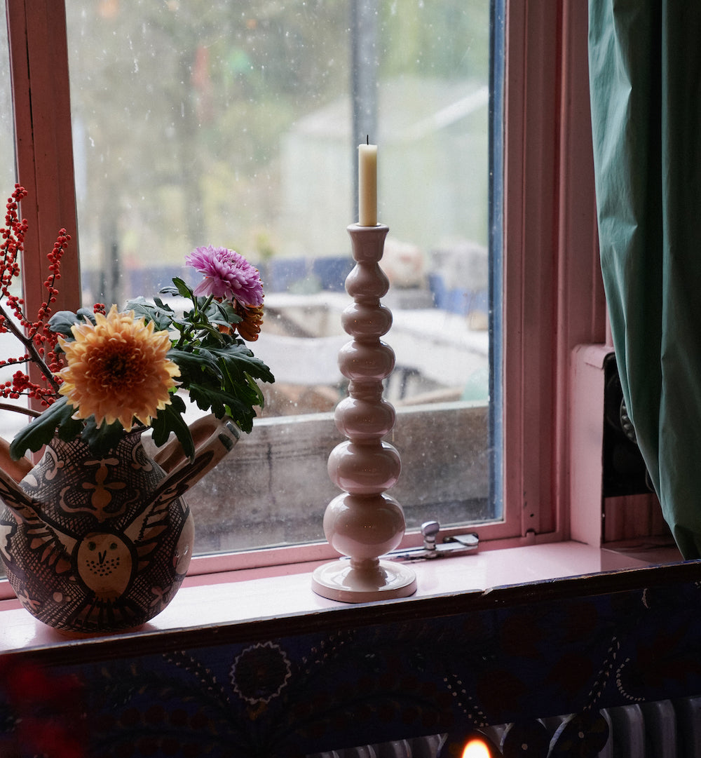 Ice Balloon Candle Holder