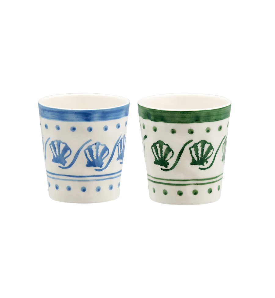 Coastal Charm Coffee Cup Set of 2