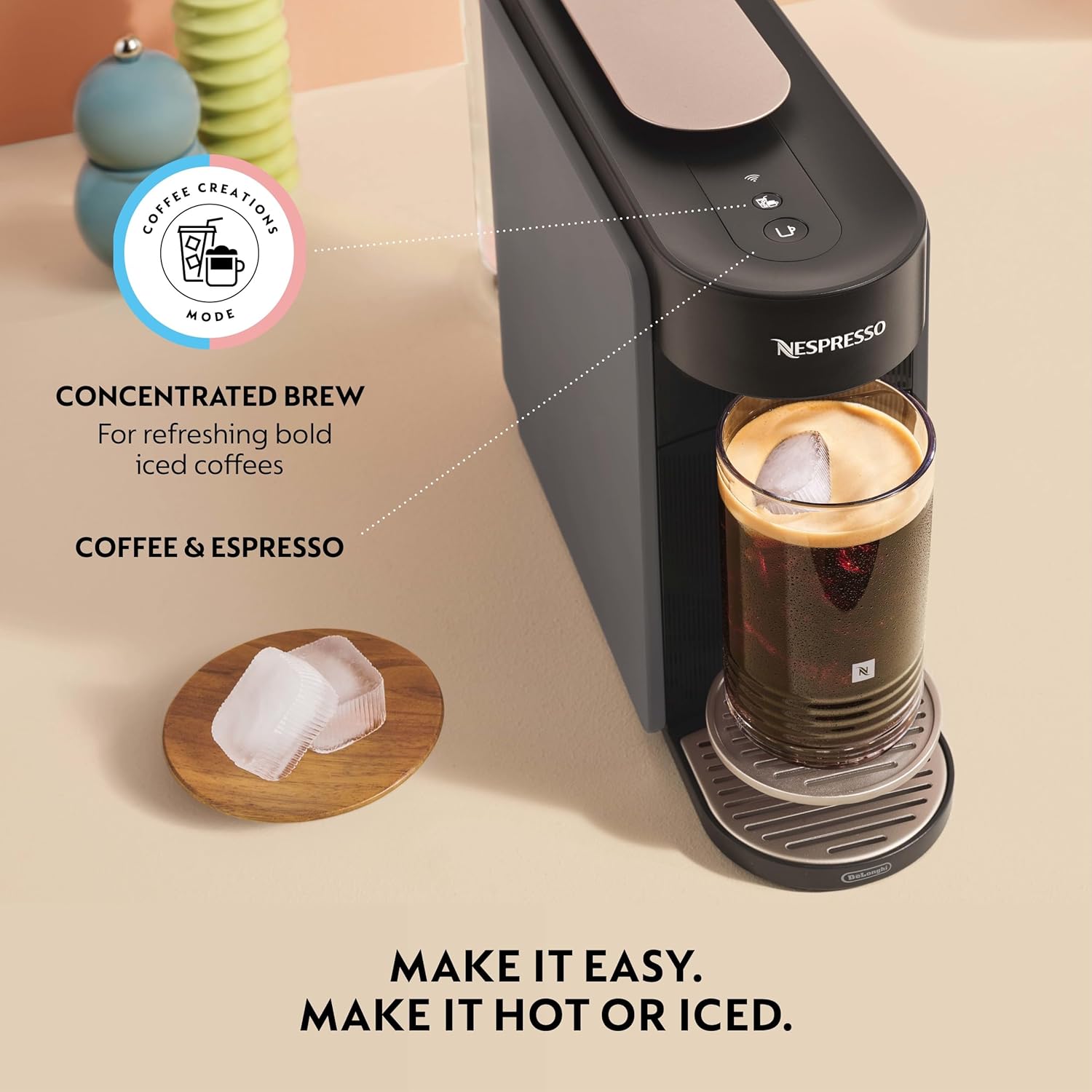 Nespresso Vertuo Up Coffee and Espresso Maker by DeLonghi, Graphite
